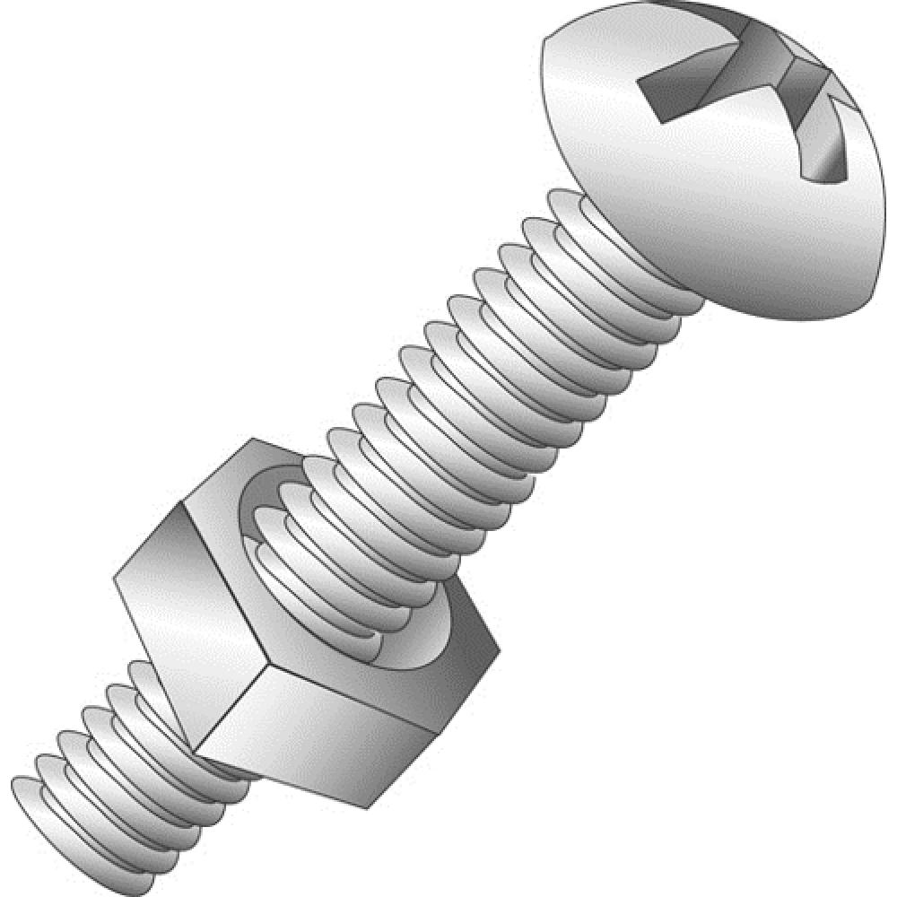 10-24 X 1-1/4 STOVE BOLT ZINC