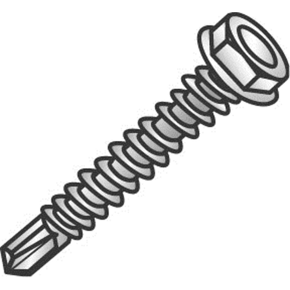 8-18 X 1-1/2 HWH TEK SCREWS ZP JAR 500