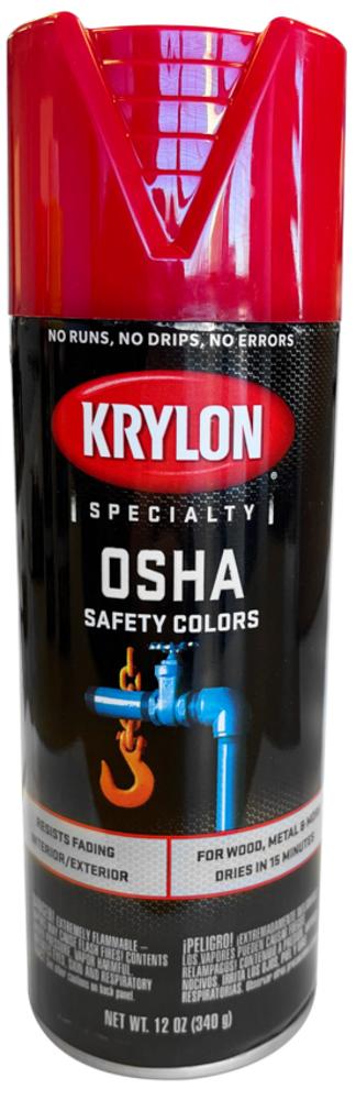 Krylon OSHA Safety Red, 16oz