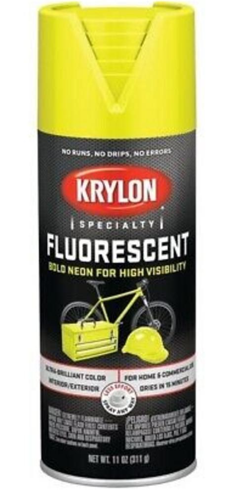 KRYLON FLORECENT LEMON YLW PNT