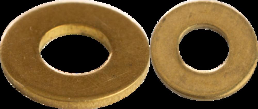 1/2 FLAT CUT WASHER BRASS