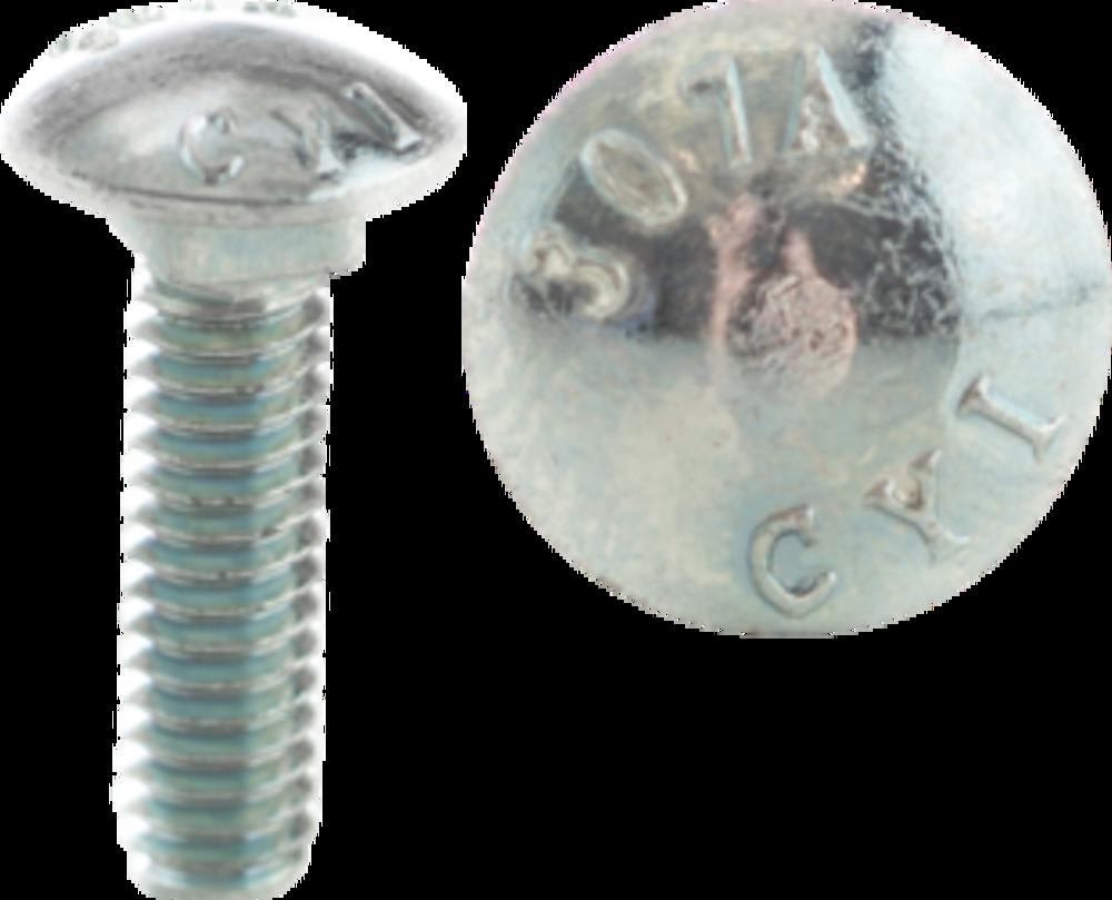 1/4-20 x 3/4 CARRIAGE BOLT ZP