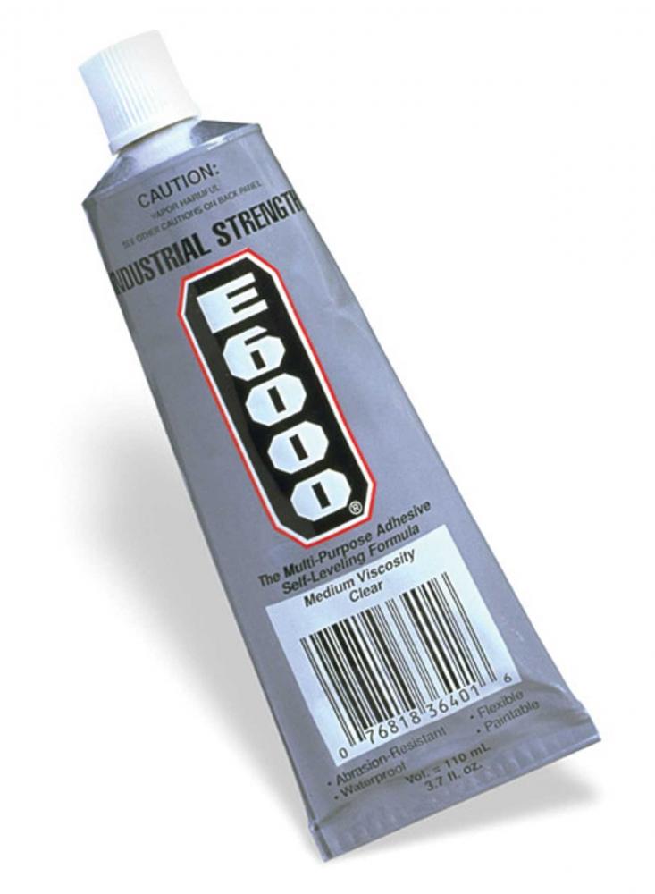 E-6000 BLACK 3.7oz TUBE