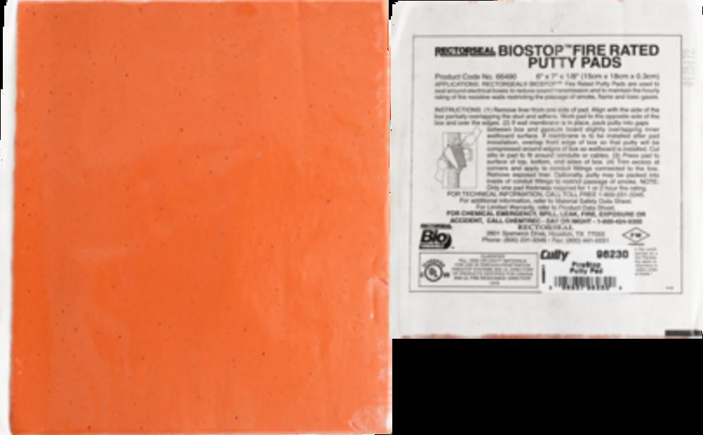 FIRE RATED PUTTY PAD 7X7
