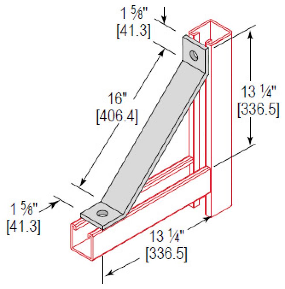 16in ANGLE BRACE