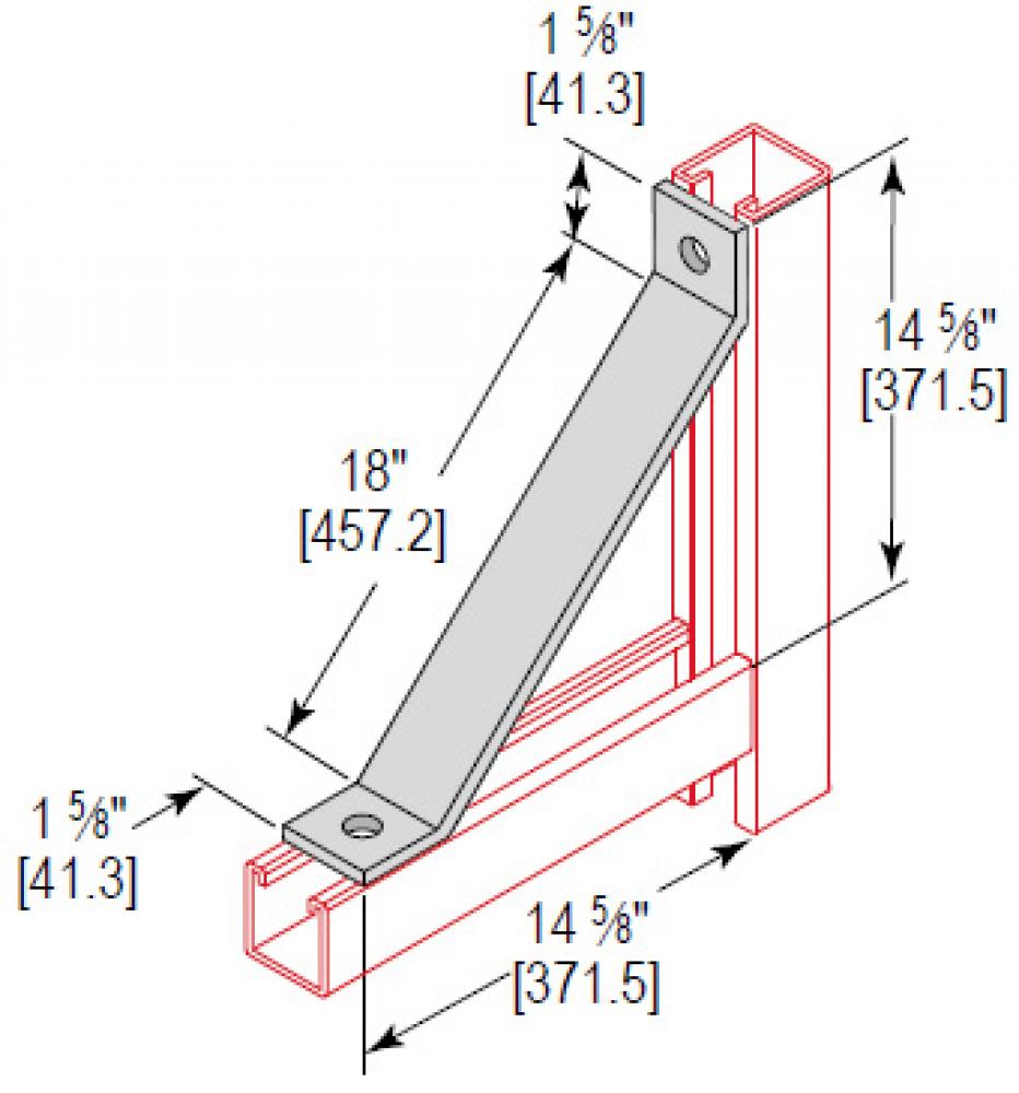 18in ANGLE BRACE