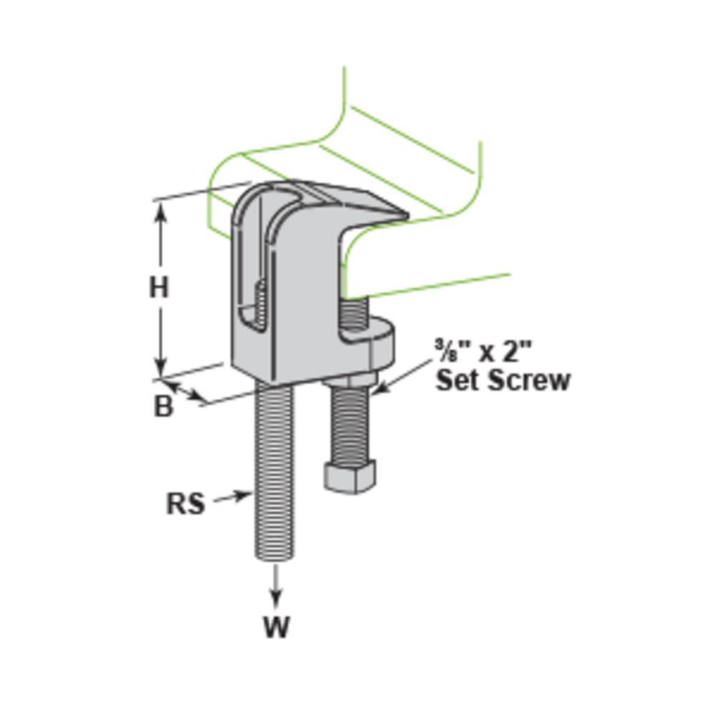 UNV MALBL WIDE 1-1/6FLNG 3/8RD