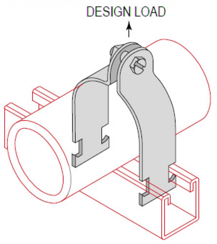 CONDUIT STRUT CLAMP O.D. 7/8