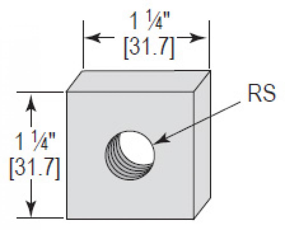 CONCRETE INSERT NUT 3/4