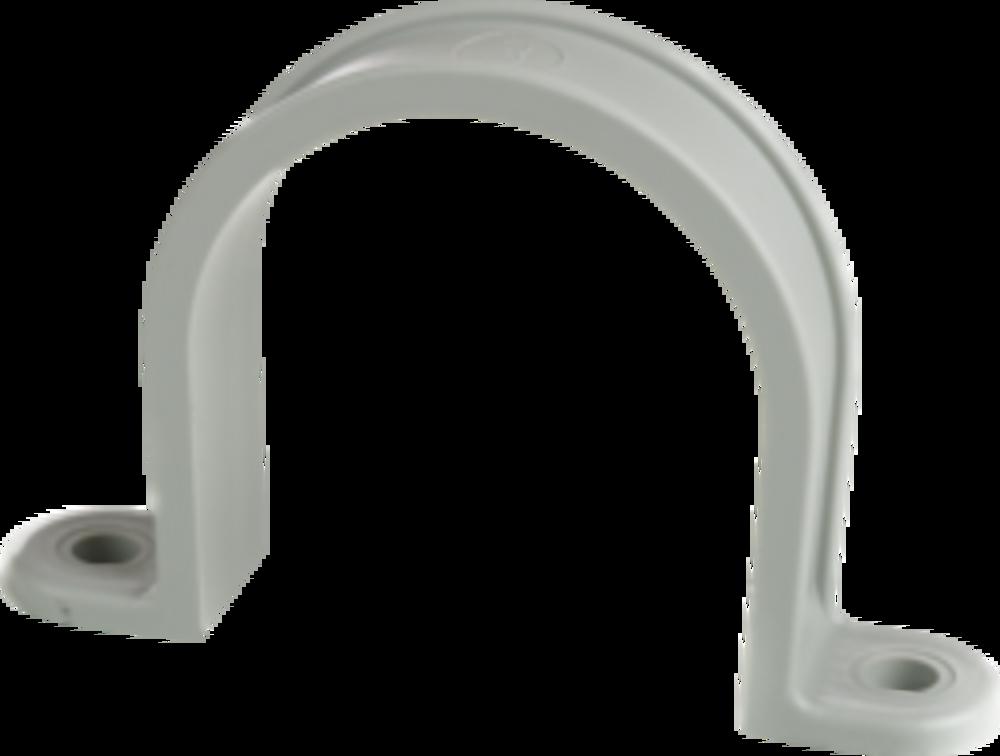 1-1/4 PVC 2 Hole Strap PLSTC