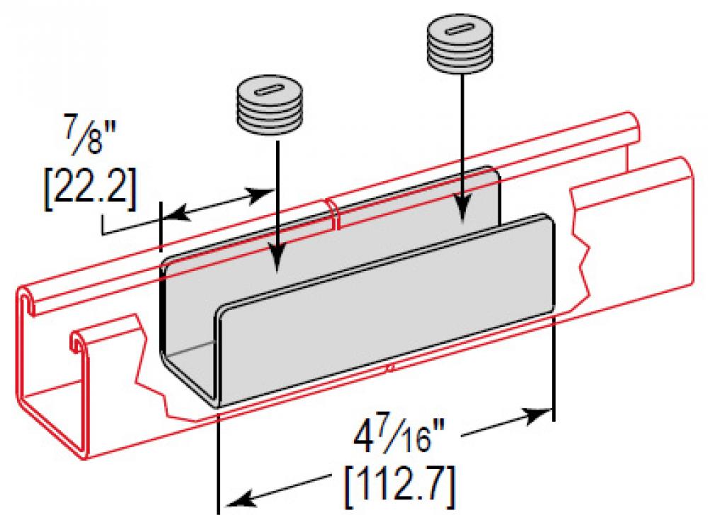 INSIDE STRUT JOINER 1-5/8 CHNL