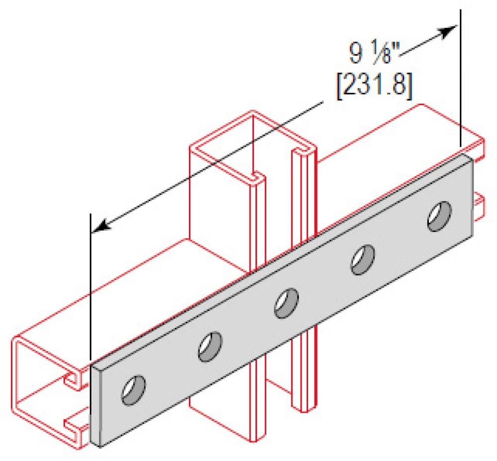 5 HOLE SPLICE PLATE