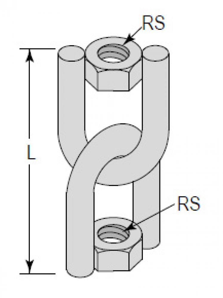 SWIVEL FEMALE -FEMALE 1/2 13