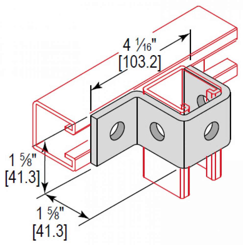 U-FITTING 4 HOLE CUP SUPPORT