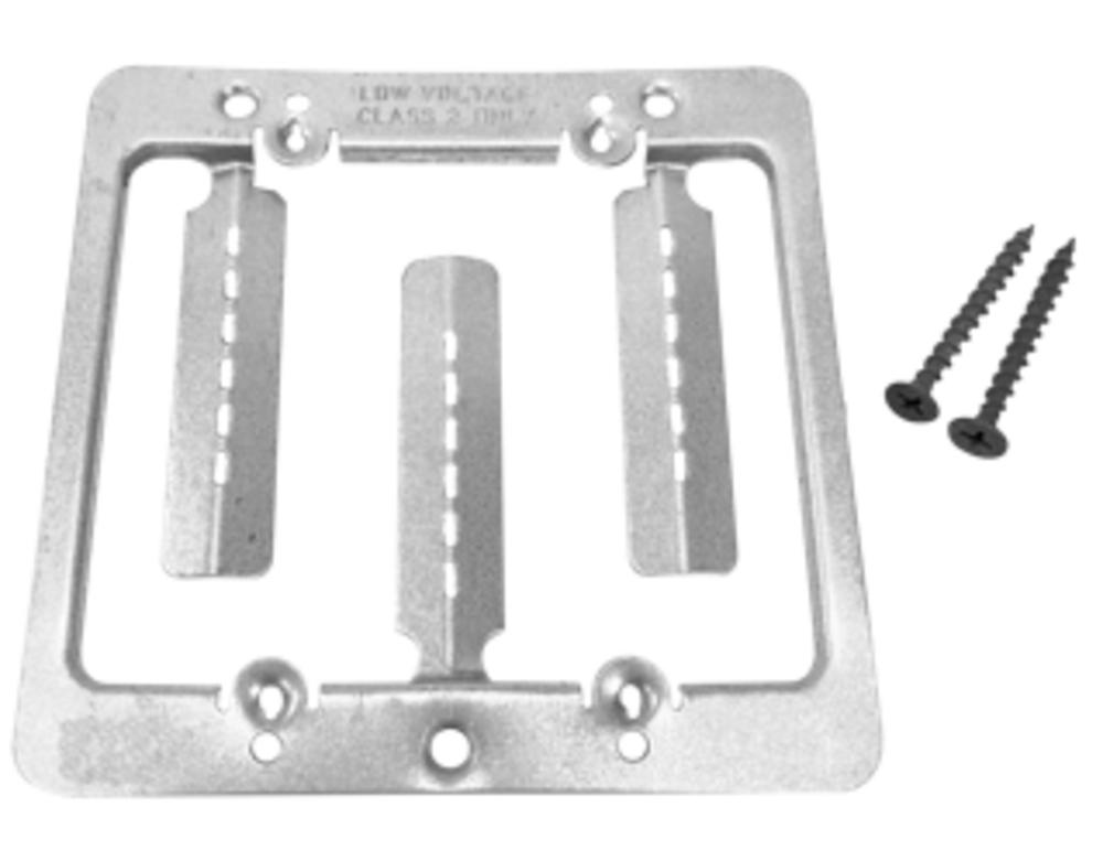 Dbl Gang Low Volt MntgPlate PG