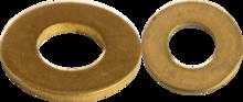 Minerallac 43340 - 1/2 FLAT CUT WASHER BRASS