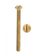 Minerallac 51416J - 8-32 X 1 RHMS SLOT BRASS