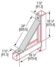 Minerallac AB24EG - 24in ANGLE BRACE