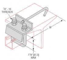 Minerallac BCSUJ162LEG - BMCLMP SHALL UBLT JHOOK 9-12