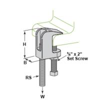 Minerallac BCUMW37PL - UNV MALBL WIDE 1-1/6FLNG 3/8RD