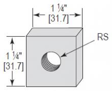 Minerallac CIN37EG - CONCRETE INSERT NUT 3/8