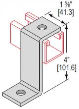 Minerallac FZS2H4EG - Z FITTING 2 HOLE SUPPORT 4"