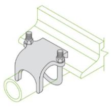 Minerallac RAC150HDG - RIGHT ANGLE CLAMP 1-1/2