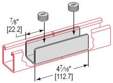 Minerallac SJI162EG - INSIDE STRUT JOINER 1-5/8 CHNL