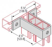 Minerallac UFX3H487EG - U-FITTING CROSS 3 HOLE 4-7/8