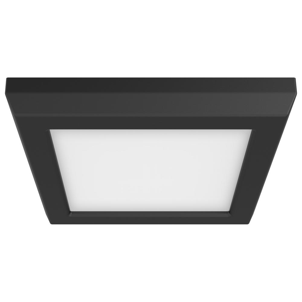 9W LED 5&#34; SQ BLACK