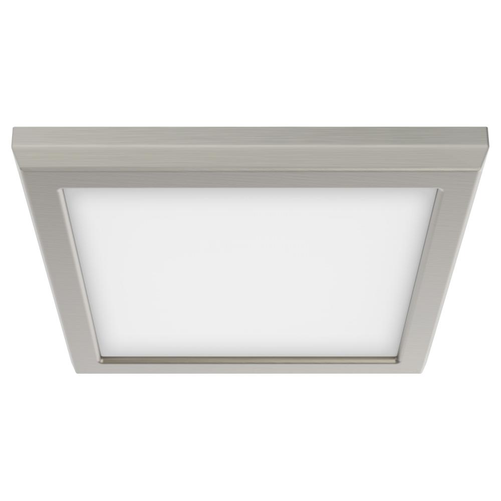 11W LED 7&#34; SQ BR. NICKEL