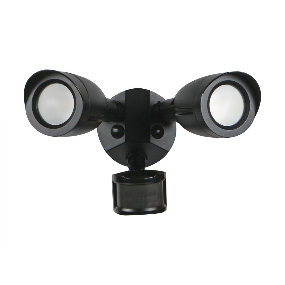 LED 2 BULLET HEAD SECURITY LGT BK 30K MS