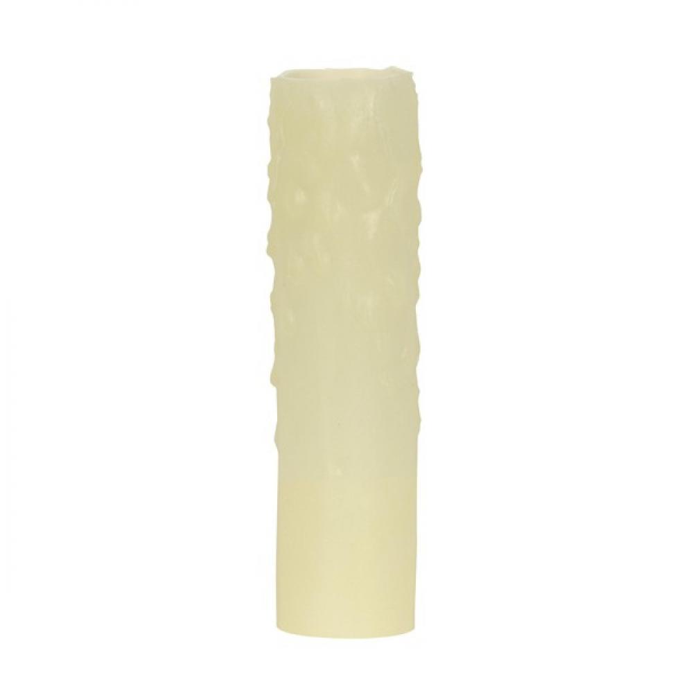 4&#34; IVORY BEES WAX CANDLE COVER