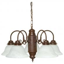 Satco 60/1291 - 5LT CHANDELIER Old Bronze