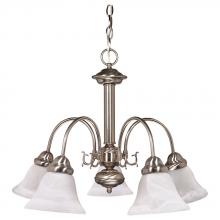 Satco 60/181 - BALLERINA 5 LT CHANDELIER Brushed Nickel