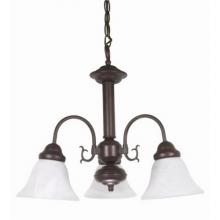 Satco 60/184 - BALLERINA 3 LT CHANDELIER Old Bronze