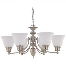 Satco 60/3255 - EMPIRE 6 LIGHT CHANDELIER