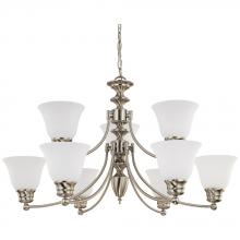 Satco 60/3256 - EMPIRE 9 LIGHT CHANDELIER