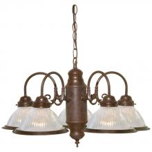 Satco 76/445 - 5 LIGHT 22 IN CHANDELIER Old Bronze