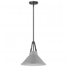 Satco 60/7646 - ZELDA 1LT PENDANT GRAY