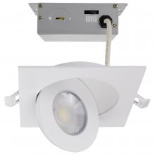 Satco S11841 - 9WLED/GBL/4/CCT/SQ/WH