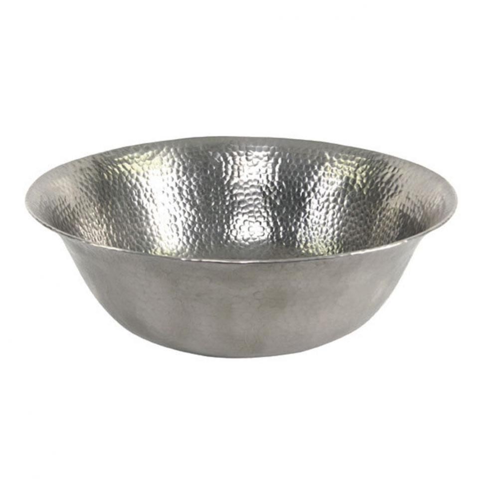 Goshen Above Counter Basin, Hammered Pewter