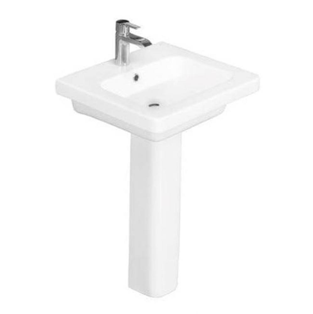 Resort 500 Pedestal Lavatory,White-4&apos;&apos; Center Set