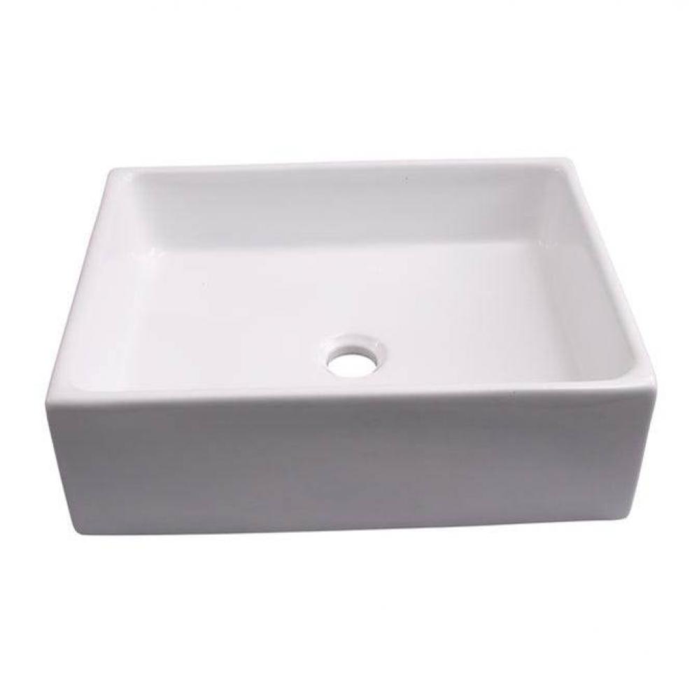 Redkey Above Counter Basin18-1/2&apos;&apos;, Rect, No Fct Hole, WH