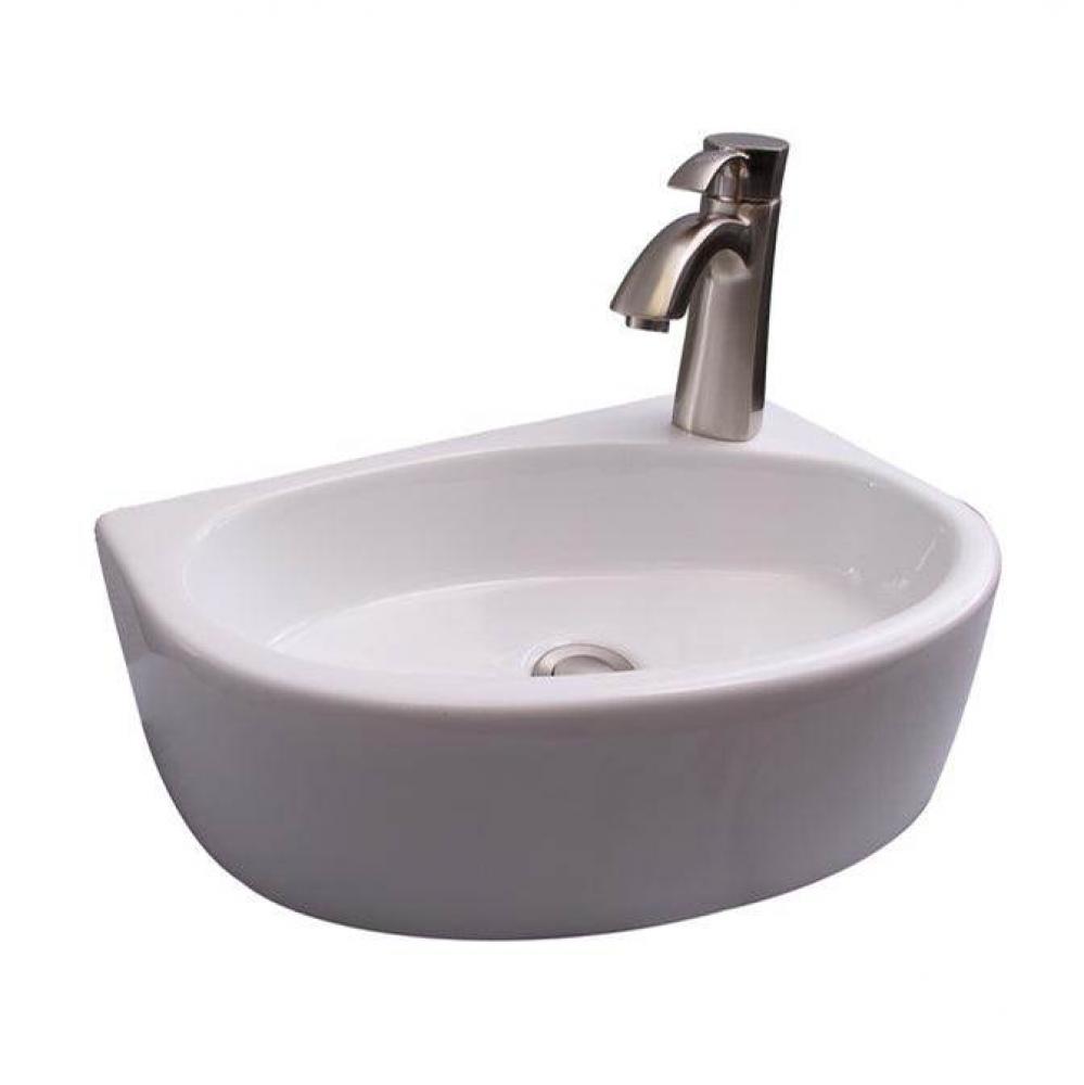 Albion Wall-Hung Basin 17&apos;&apos;Left Faucet Hole,WH