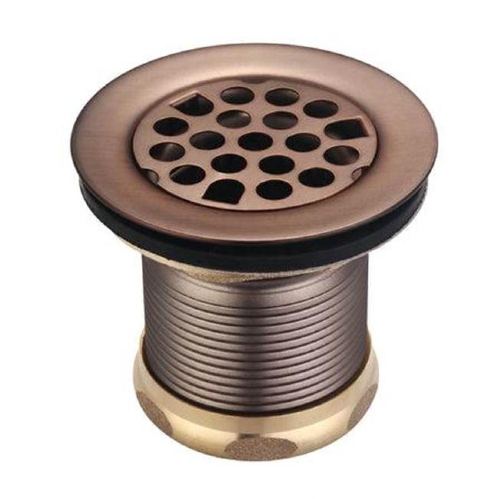 Bar Sink Drain 2&apos;&apos; with SteelGrid, Oil Rubbed Bronze