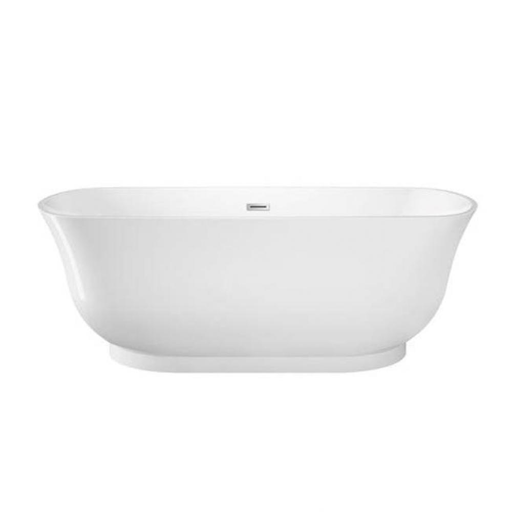 Celeste 67&apos;&apos; AC FS Tub,InternalDrain Pipe, No Faucet Holes,PN