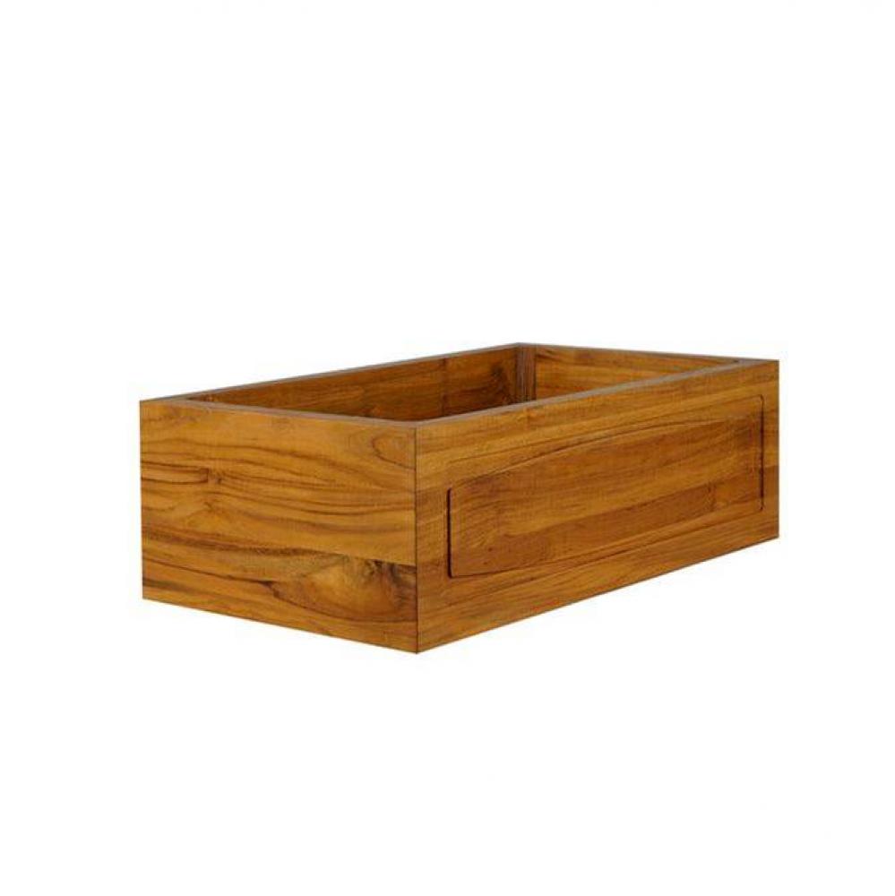 Luana 30&apos;&apos; Single Bowl FarmSink,Arch Frame, Teak