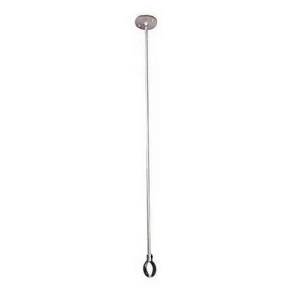 Ceiling Support, 42&apos;&apos;, w/Flange Adjustable, Brushed Nickel