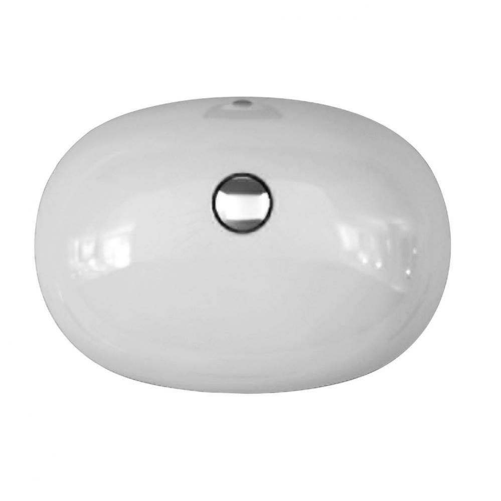 Variant 21-7/8&apos;&apos; x 16-1/3&apos;&apos; OvalUndercounter Basin in White